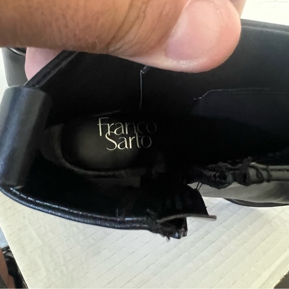 Franco Sarto Black Leather Dalden‎ Bootie Size 6M # - Picture 5 of 9